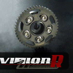 Works Engineering Cam pulleys. 5 bolt design. Comes in pairs. Suit Honda K series.