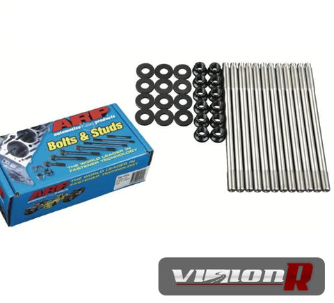 ARP custom aged 625+ head studs.Centerless ground, heat treated prior, nominally rated at 270,000psi