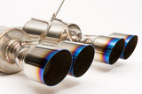 Unknown Performance V2 Cat back Exhaust system. Full 3" piping, 4" Dual Burnt single wall Tips.