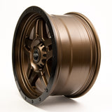 SNIPER WHEELS BARACADE 18 x 9, 6x139.7, +20 Matt Bronze with Black Lip set of 4pcs including caps. Flow Formed