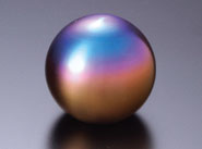 ARC Round Matt Titanium Shift Knob 10 x 1.50