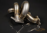 JM Fabrications direct replacement exhaust manifold twin scroll. Limited stock available left, production ceased. MADE IN USA