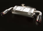 ARC titanium cat back exhaust 80mm includes centre pipe