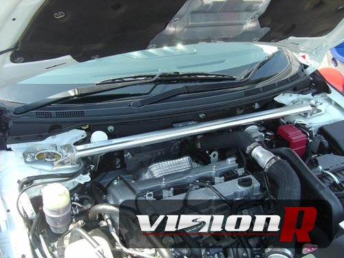 Carbing Front Strut Bar Aluminium Type R MCS (Master Stopper)