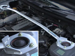 Carbing Front Strut Bar Steel 2pt