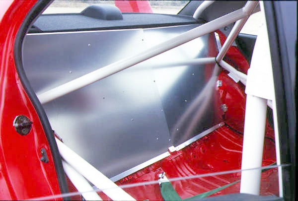 Carbing Rear Partition Panel Aluminium