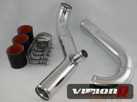 JM Fabrications 2.5" Upper Intercooler Piping kit Made in USA
