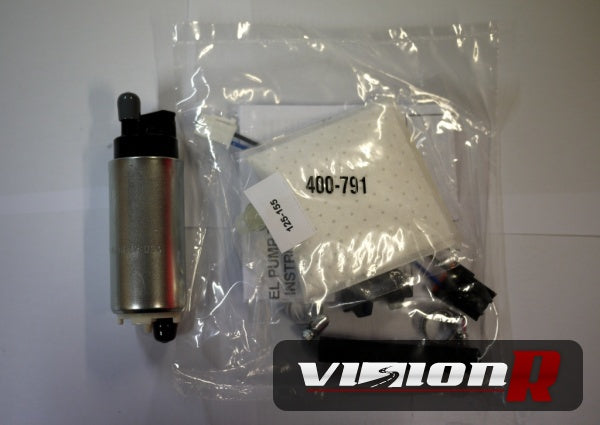 Walbro 255 GSS-341 + Walbro fitting kit. Genuine Made in USA.