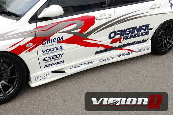 Voltex side skirts per pair.