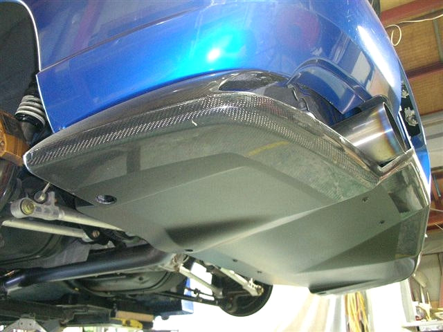 Voltex rear under diffuser FRP/Carbon suit GDB E-F-G (peanut eye onwards rear bumpers)