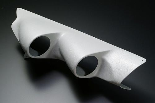 Monster Sport RHD Dual Gauge pillar mount 60mm. FRP Grey
