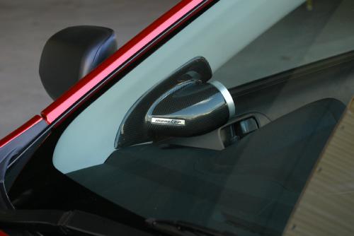 Monster Gauge pillar mount RHD to suit single 60mm. Carbon.