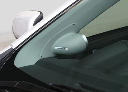 Monster Gauge pillar mount RHD to suit single 60mm. Grey FRP