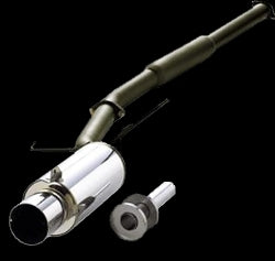HKS Hi Power 409 stainless steel coated cat back exhaust.