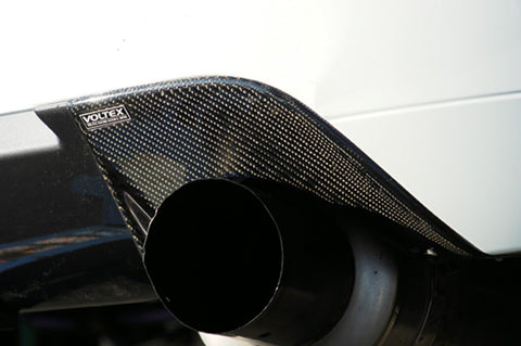 Voltex carbon exhaust protector to suit evo 9. Can be used on any CT9A running evo 9 rear bumper.