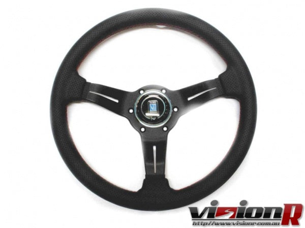 Nardi 330mm Perforated leather steering wheel.