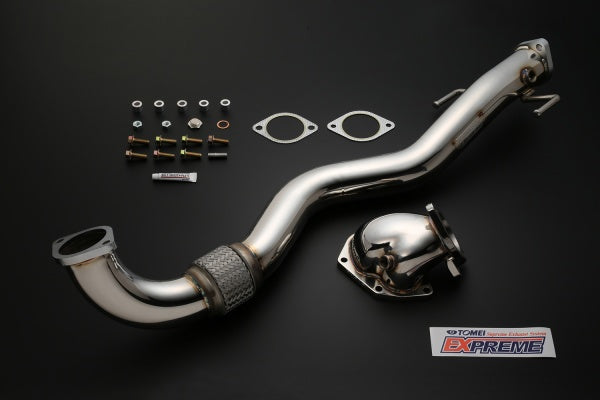 Tomei Outlet Component V2 wide mouth dump, 3" front pipe, heat wrap, bolt on kit.