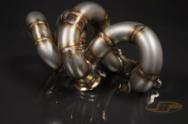 JMF V-Band Manifold to suit PTE turbo 58-62 Trims V band housing & Tial MVR44.