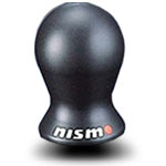 Nismo Duracon shift knob, Black Plastic. 10/12mm. Suit Nissan 5/6spd.