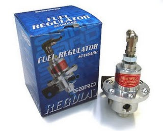 SARD fuel pressure regulator type SJ. 8mm barb fitting Blue