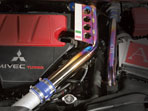 ARC titanium top intercooler pipe with name plate