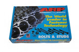 ARP head stud kit. 12 point nuts and ground washers are included.