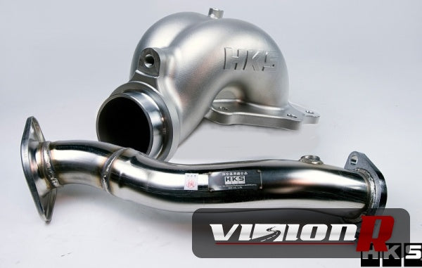 HKS GT Extension Kit including outlet pipe and front pipe. Includes gaskets and bolts for bolt on.