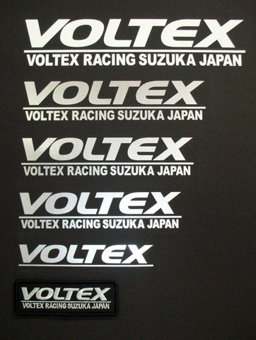 Voltex Sticker (pair) Silver 160mm