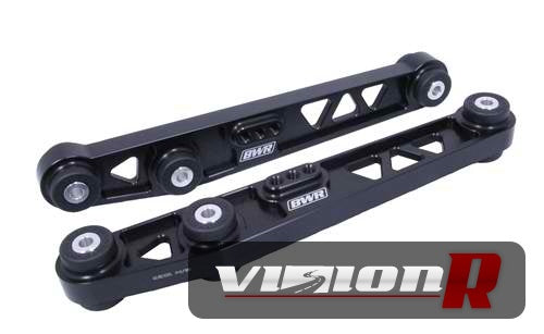 BWR USA high quality Billet T6 rear lower control arms are CAD designed and machined in the USA.