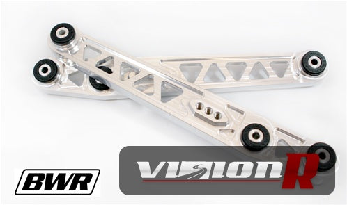 BWR USA high quality Billet T6 rear lower control arms are CAD designed and machined in the USA.