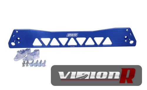 BWR rear subframe brace. Made from high quality CNC AL6061-T6 billet aluminum. Made in USA