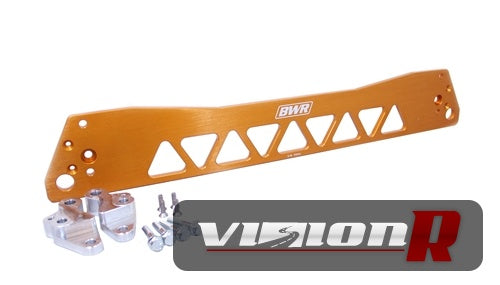 BWR rear subframe brace. Made from high quality CNC AL6061-T6 billet aluminum. Made in USA