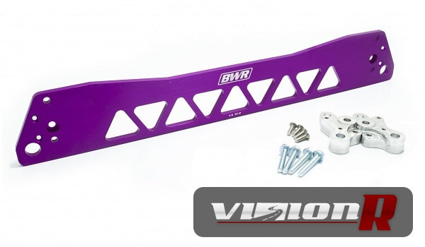 BWR rear subframe brace. Made from high quality CNC AL6061-T6 billet aluminum. Made in USA