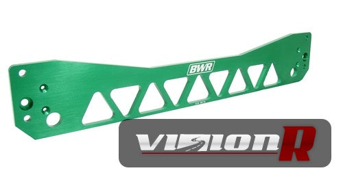 BWR rear subframe brace. Made from high quality CNC AL6061-T6 billet aluminum. Made in USA