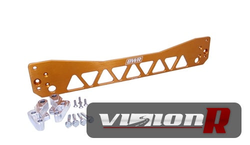 BWR rear subframe brace. Made from high quality CNC AL6061-T6 billet aluminum. Made in USA