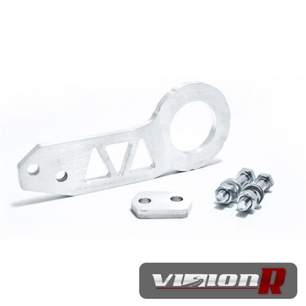 BWR Front Tow Hook. Made in USA CNC billet aluminium. Comes with bolts and nuts.