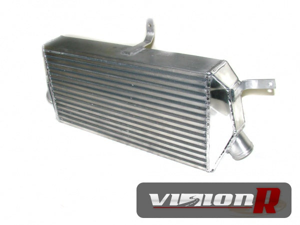 JM Fabications intercooler. Made from Garrett Core. Dimensions are 23.7" x 12" x 3.8".