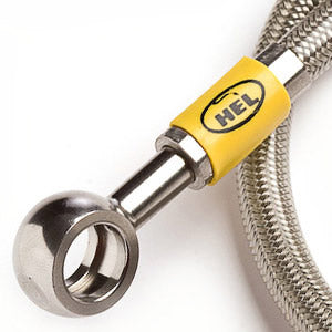 HEL braided brake lines. Set of 4pcs. Lifetime warranty. ADR compliant.