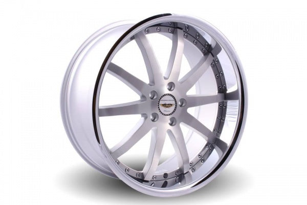 NAYA WHEELS Verti with stainless steel lip. 20 x 8.5, 5x120 +42. Set of 4