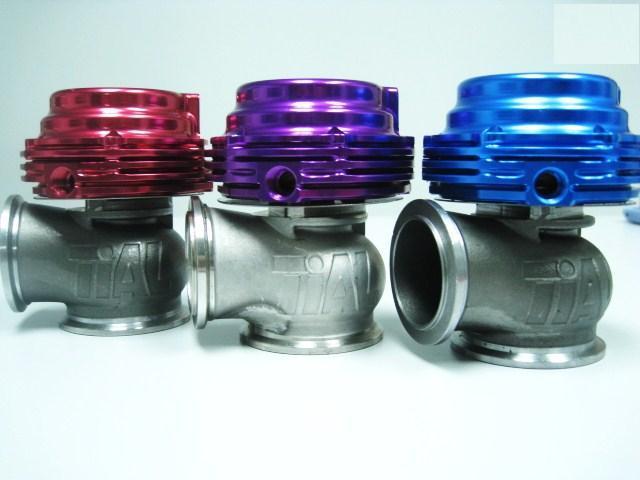 TIAL MV-R 44mm wastegate in Red V-Band to suit most turbo applications. Comes with springs clamps.