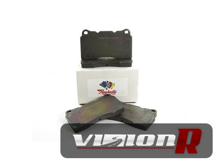 Raybestos ST-43 front brake pads to suit Brembo calipers.