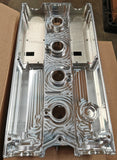 FF Billet Valve Cover with -10AN ORB breather ports Version 2 (internal baffle)