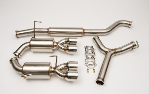 Unknown Performance V2 Cat back Exhaust system. Full 3" piping, 4" Dual Polished Double wall Tips.