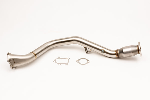Unknown Performance V2 Cast Bellmouth Downpipe with Vibrant USA Catalyzer includes metal gasket..
